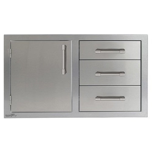 Alfresco 42 Inch Door Drawer Combo