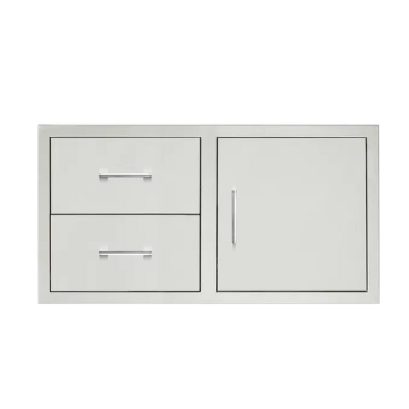 TrueFlame 42 Inch 2-Drawer & Access Door Combo