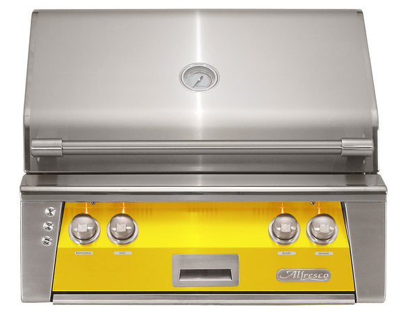 Alfresco ALXE 30-Inch Built-In Grill With Rotisserie