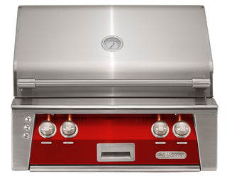 Buy carmine-red-gloss Alfresco ALXE 30-Inch Built-In Grill With Rotisserie