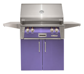 Buy blue-lilac-gloss Alfresco ALXE 30-Inch Freestanding Grill With Rotisserie
