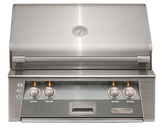Buy signal-grey-gloss Alfresco ALXE 30-Inch Built-In Grill With Rotisserie