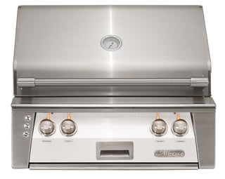 Buy signal-white-gloss Alfresco ALXE 30-Inch Built-In Grill With Rotisserie