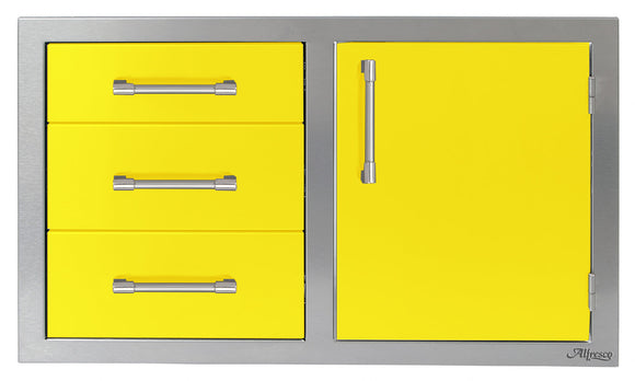 Alfresco 32 Inch Access Door & Drawers Combo