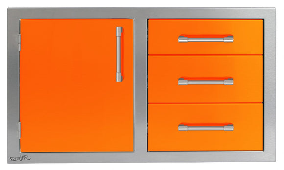Alfresco 42 Inch Door Drawer Combo