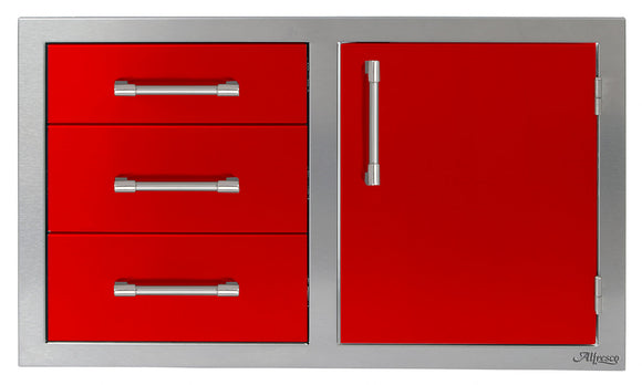 Alfresco 32 Inch Access Door & Drawers Combo