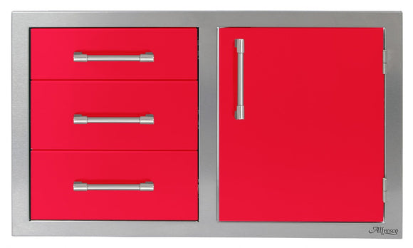 Alfresco 42 Inch Door Drawer Combo