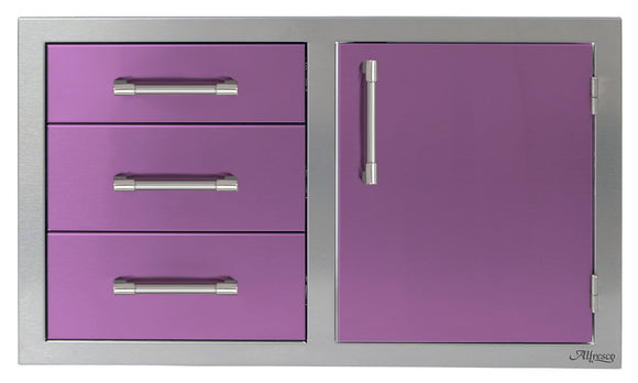 Alfresco 32 Inch Access Door & Drawers Combo