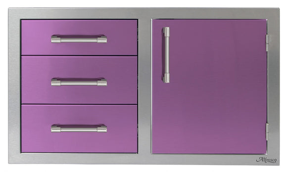 Alfresco 42 Inch Door Drawer Combo