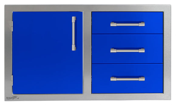 Alfresco 32 Inch Access Door & Drawers Combo