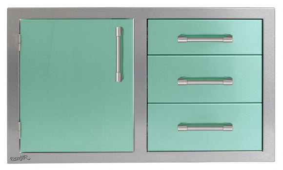Alfresco 42 Inch Door Drawer Combo