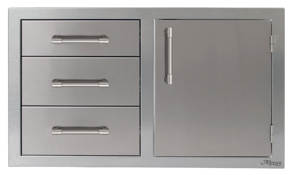 Alfresco 42 Inch Door Drawer Combo