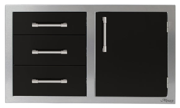 Alfresco 42 Inch Door Drawer Combo