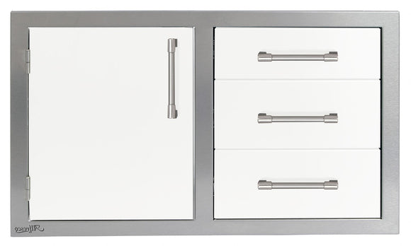 Alfresco 32 Inch Access Door & Drawers Combo