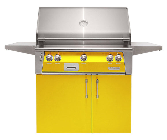 Alfresco ALXE 36-Inch Freestanding Grill With Rotisserie