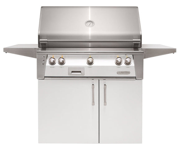 Alfresco ALXE 36-Inch Freestanding Grill With Rotisserie