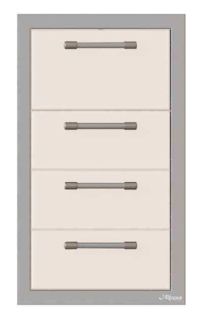 Alfresco 17-Inch Triple Drawer and Towel Holder Combo