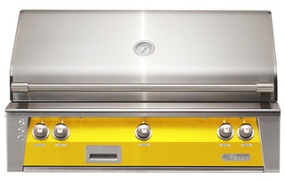 Buy traffic-yellow-gloss Alfresco ALXE 42-Inch Built-In Grill With Rotisserie