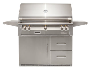 Buy signal-grey-gloss Alfresco ALXE 42-Inch Grill on Refrigerated Cart
