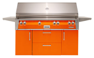 Buy luminous-orange-gloss Alfresco 56-Inch Standard All Grill on Cart