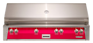 Buy raspberry-red-gloss Alfresco ALXE 56-Inch Built-In Grill With Sear Zone & Rotisserie