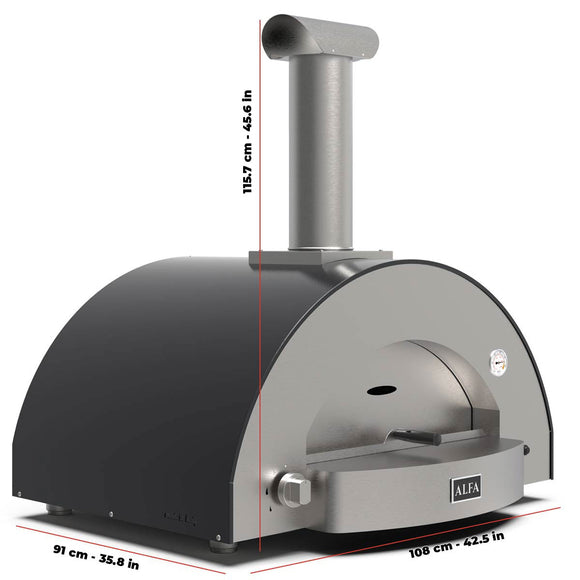 Alfa Classico Gas-Fired Countertop Pizza Oven – 4-Pizza