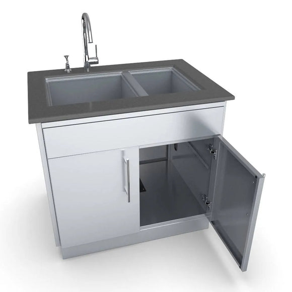 Sunstone Grills 36 -Inch Stainless Steel Door & Drawer Combo Cabinet