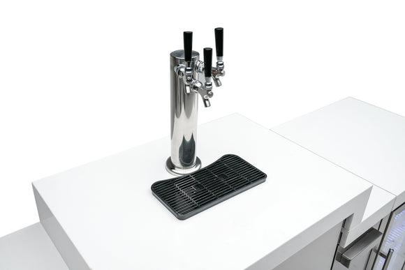 Mont Alpi 86 Inch Outdoor Beverage Center and Kegerator with Glass Door and Lock