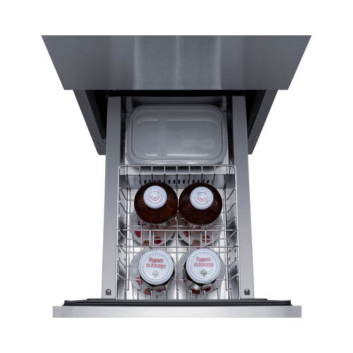 Summit 15 Inch Outdoor Refrigerator ADA with Drawers
