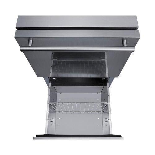 Summit 18 Inch Outdoor Refrigerator ADA with Panel Ready Drawers