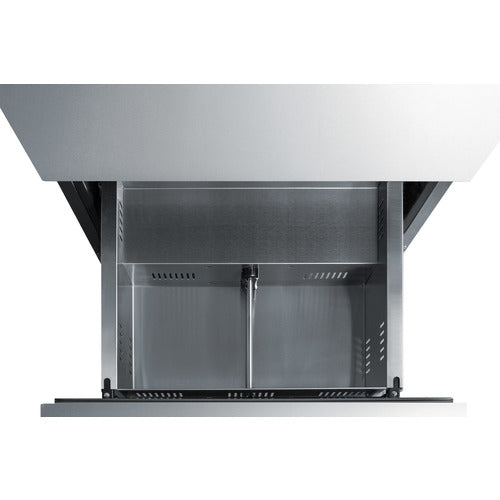 Summit 24 Inch Outdoor ADA Refrigerator with Drawers