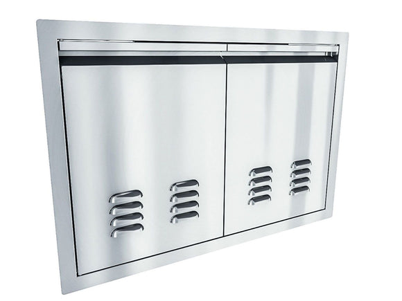 Sunstone Aruba Series Sleek Style 30 Inch Vented Double Door