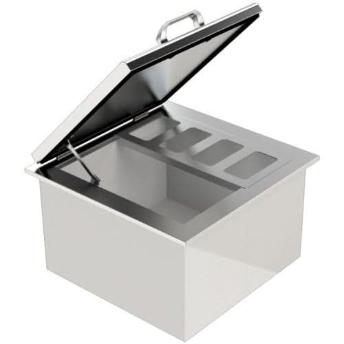 PCM 260 Series 18-Inch Drop-In Ice Bin Cooler With Condiment Tray