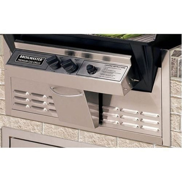 Broilmaster Stainless Steel Built-In Kit for P3X, H3X, Q3X Grill Head
