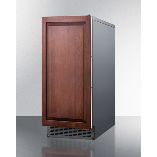 Summit 15 Inch Outdoor/Indoor Icemaker (Panel Ready)