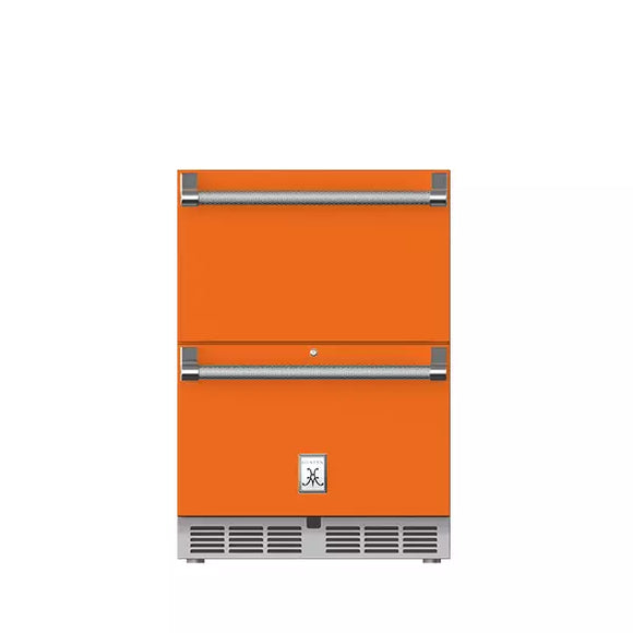 Hestan 24 Inch Outdoor Refrigerator with Drawers and Lock