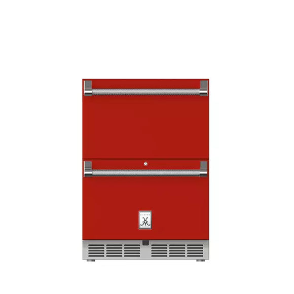 Hestan 24 Inch Outdoor Refrigerator with Drawers and Lock