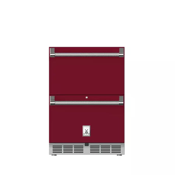 Hestan 24 Inch Outdoor Refrigerator with Drawers and Lock