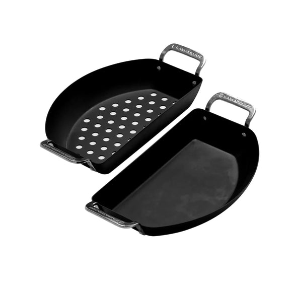 Kamado Joe Karbon Steel™ Half-Moon Pan Set