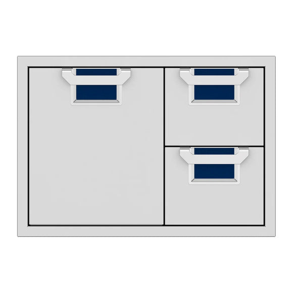 Aspire by Hestan 30 Inch Double Drawer and Storage Door Combo