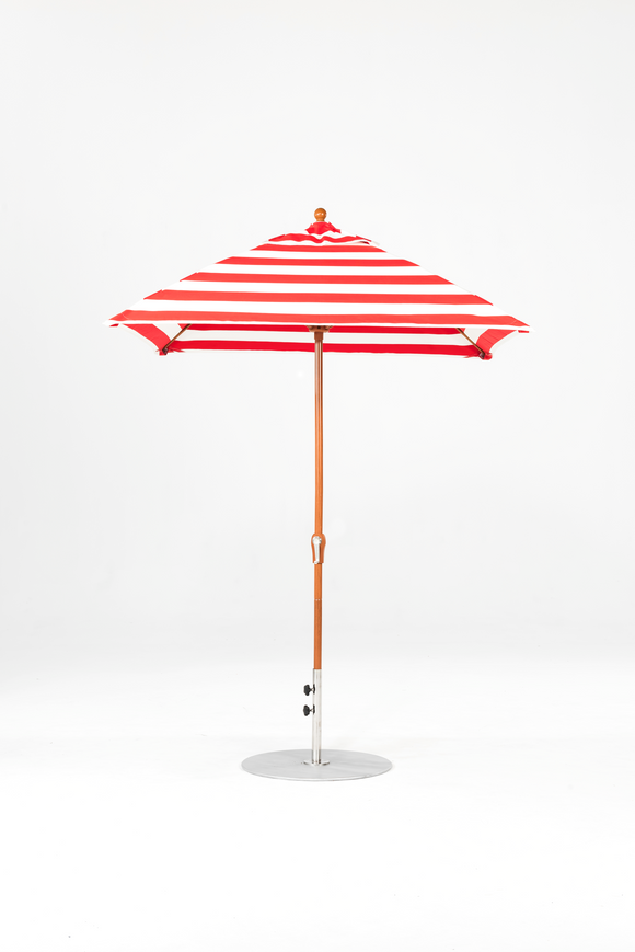 454FMC-SQ-012 Red Stripe-Golden Oak