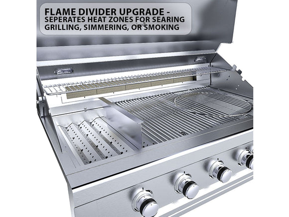 Sunstone Ruby 36 Inch Built-In Gas Grill – 4 Burners + Pro-Sear + LEDs