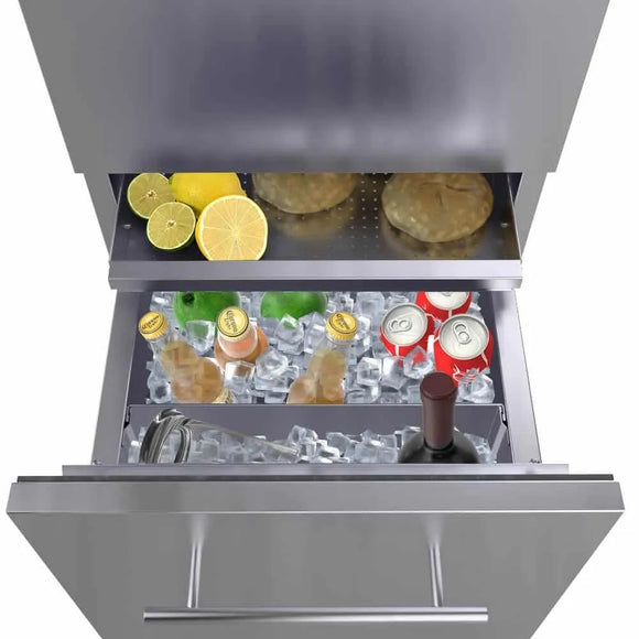 Sunstone 18 Inch Stainless Steel Propane Tank Drawer Base Cabinet