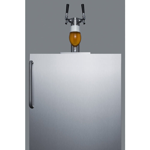 Summit 24 Inch Outdoor ADA Kegerator with Solid Door