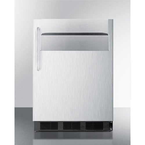 Summit 24 Inch Outdoor Refrigerator with Solid Door
