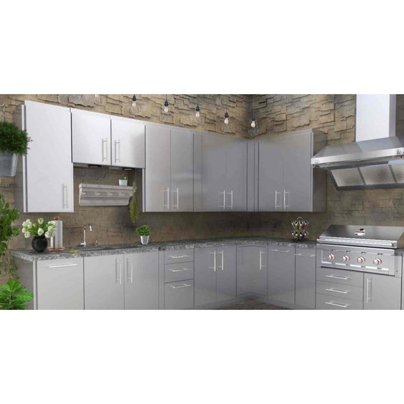 Sunstone Grills 18-Inch Stainless Steel Upper Wall Cabinet – Left Hinge