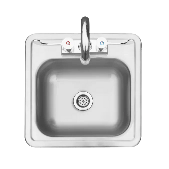 TrueFlame 15x15 Inch Drop-in Sink