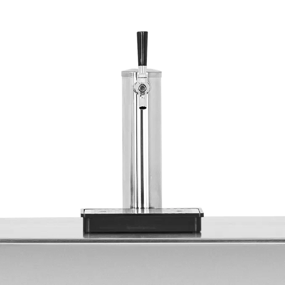 TrueFlame 24 Inch Outdoor Kegerator with Solid Door and Lock