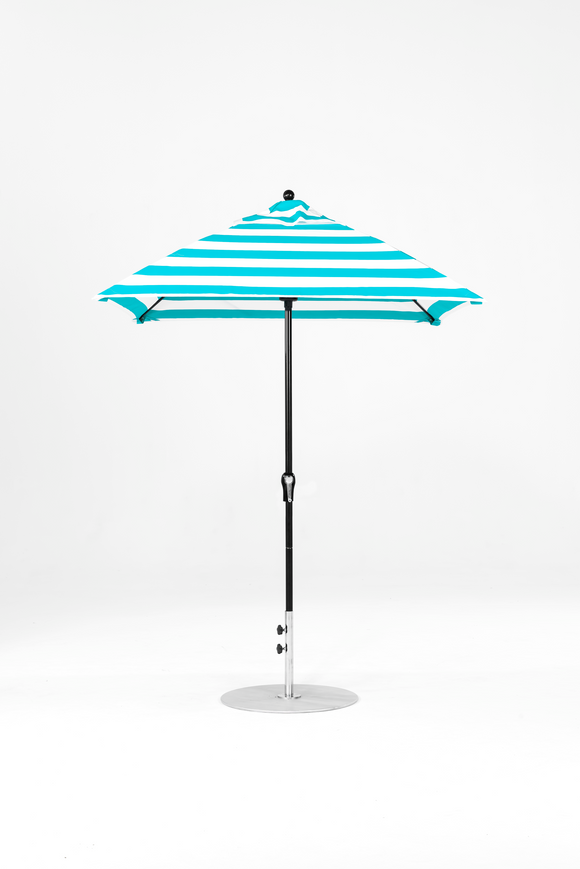 454FMC-SQ-011 Turquoise Stripe-Onyx