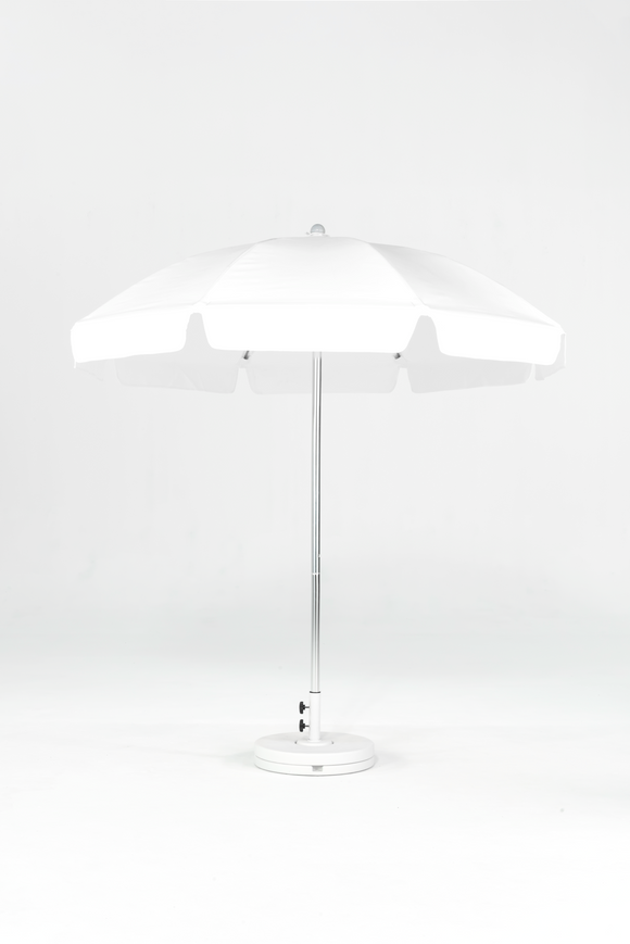 844FA 01-R099 White-Brushed Silver -  Manual Lift